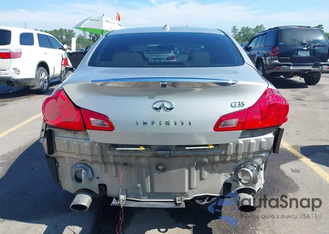 2008 Infiniti G35 Journey z USA, uszkodzony, nr VIN JNKBV61E78M217927